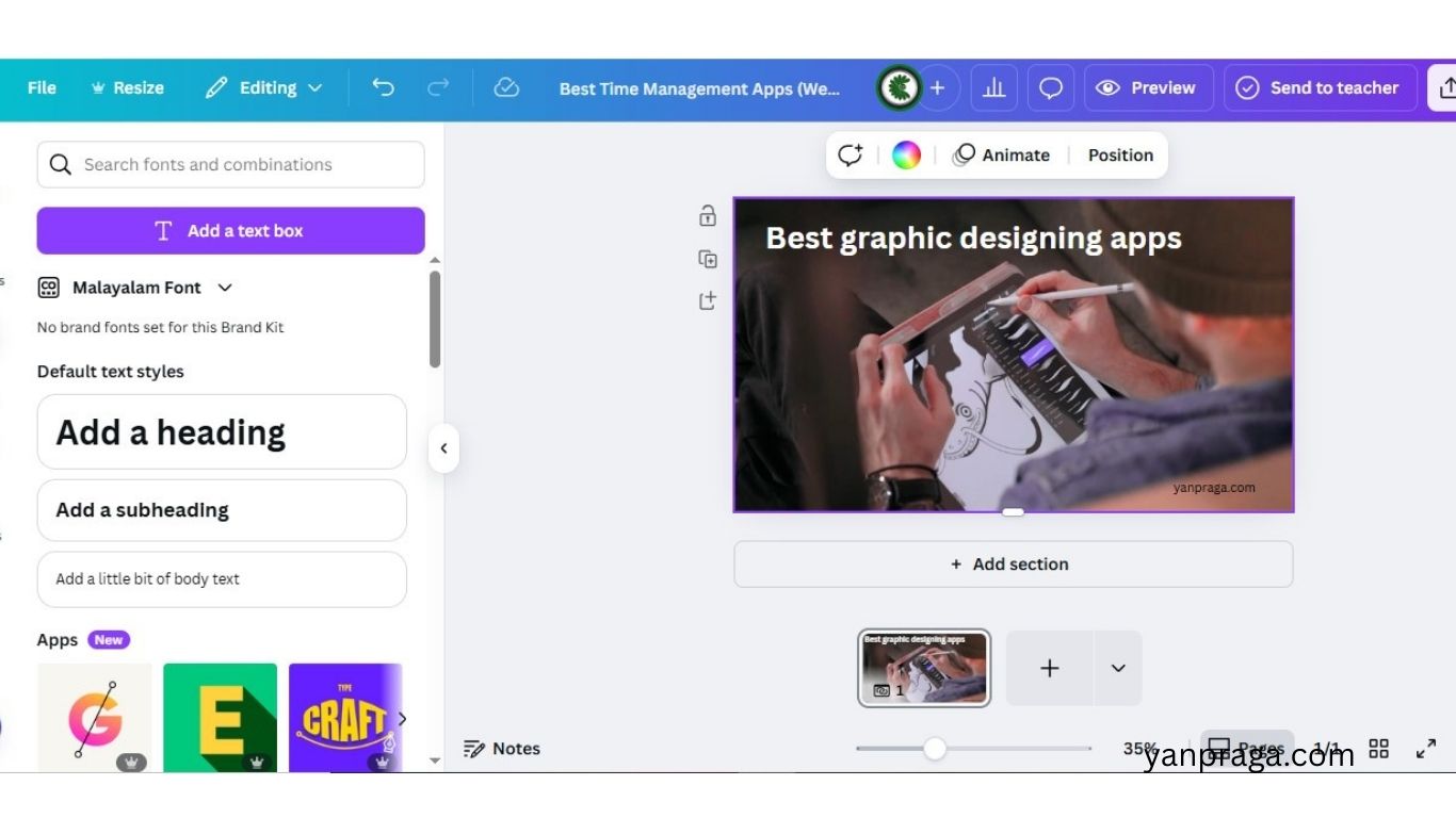Canva: Accessible and Versatile Graphic Designing App
