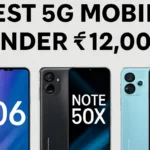 Best 5G mobile under 12000 India 2026.